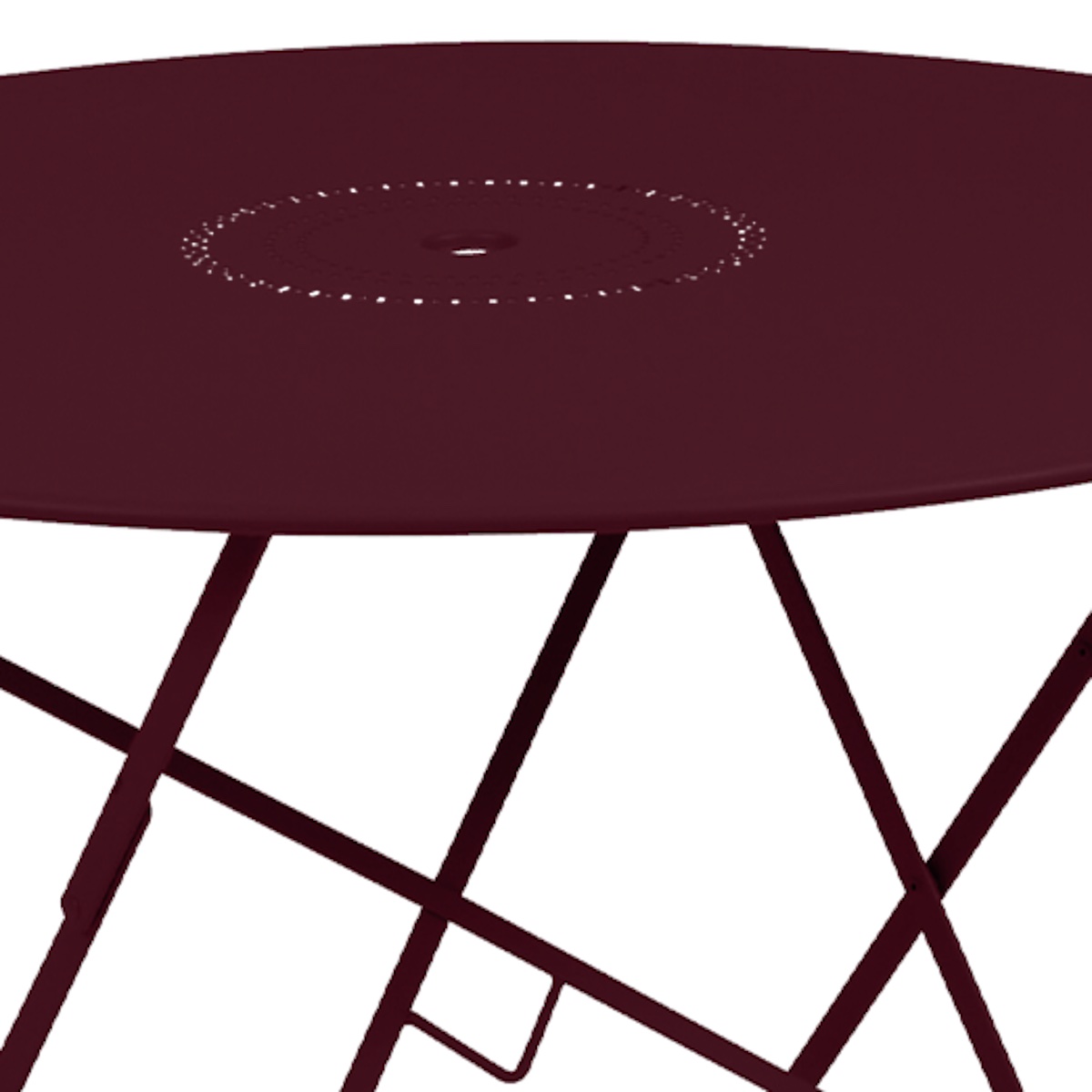 Table 96cm FLOREAL Fermob cerise noir