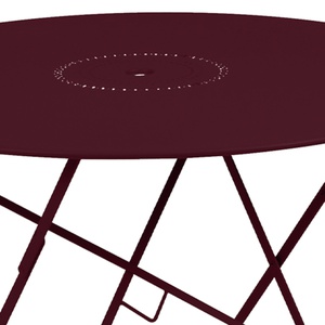 Table 96cm FLOREAL Fermob cerise noir