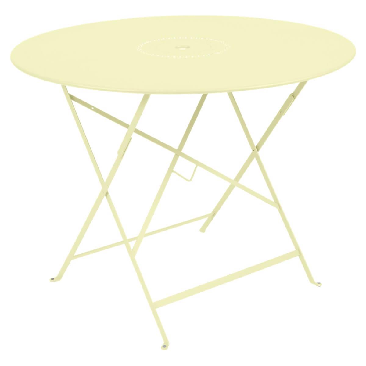 Table 96cm FLOREAL Fermob citron givré
