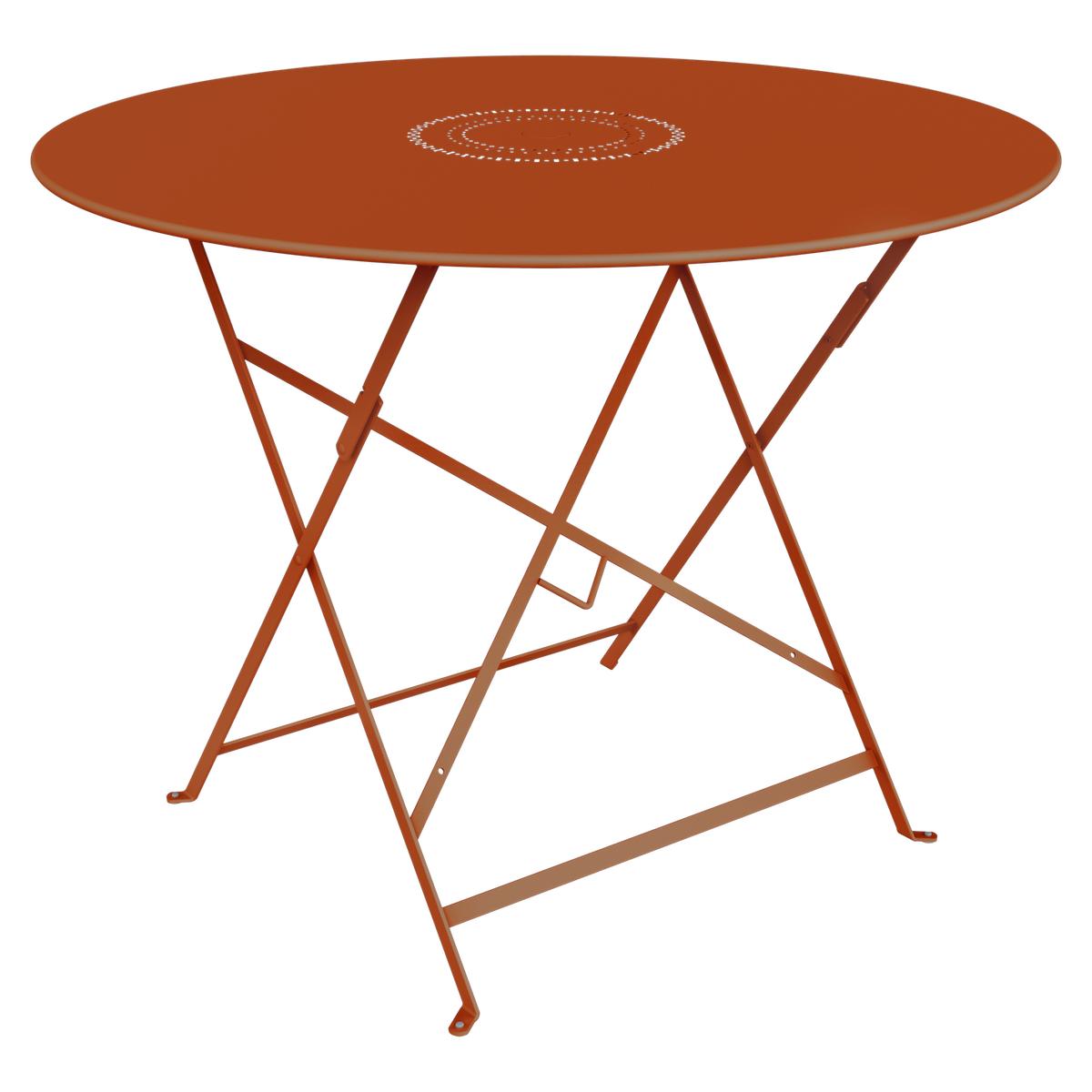 Table 96cm FLOREAL Fermob orange confite