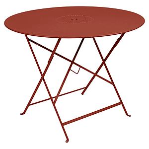 Table 96cm FLOREAL Fermob rouge ocre