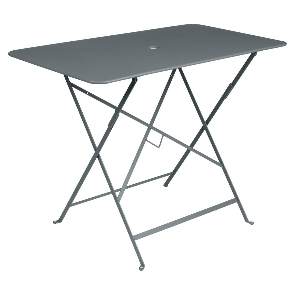 Table 97x57cm BISTRO Fermob gris orage