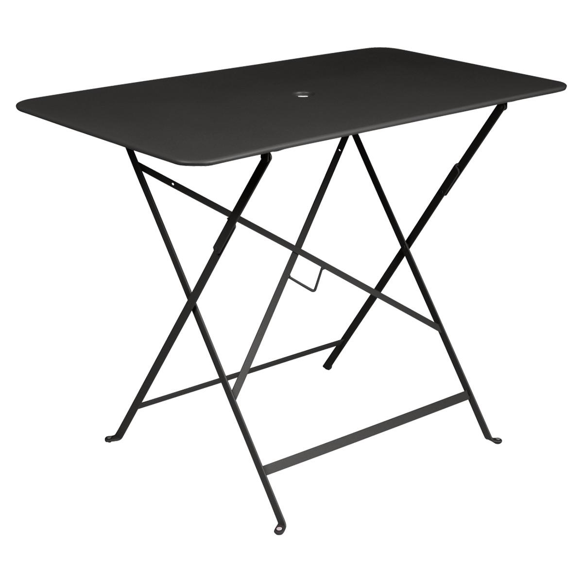 Table 97x57cm BISTRO Fermob noir réglisse