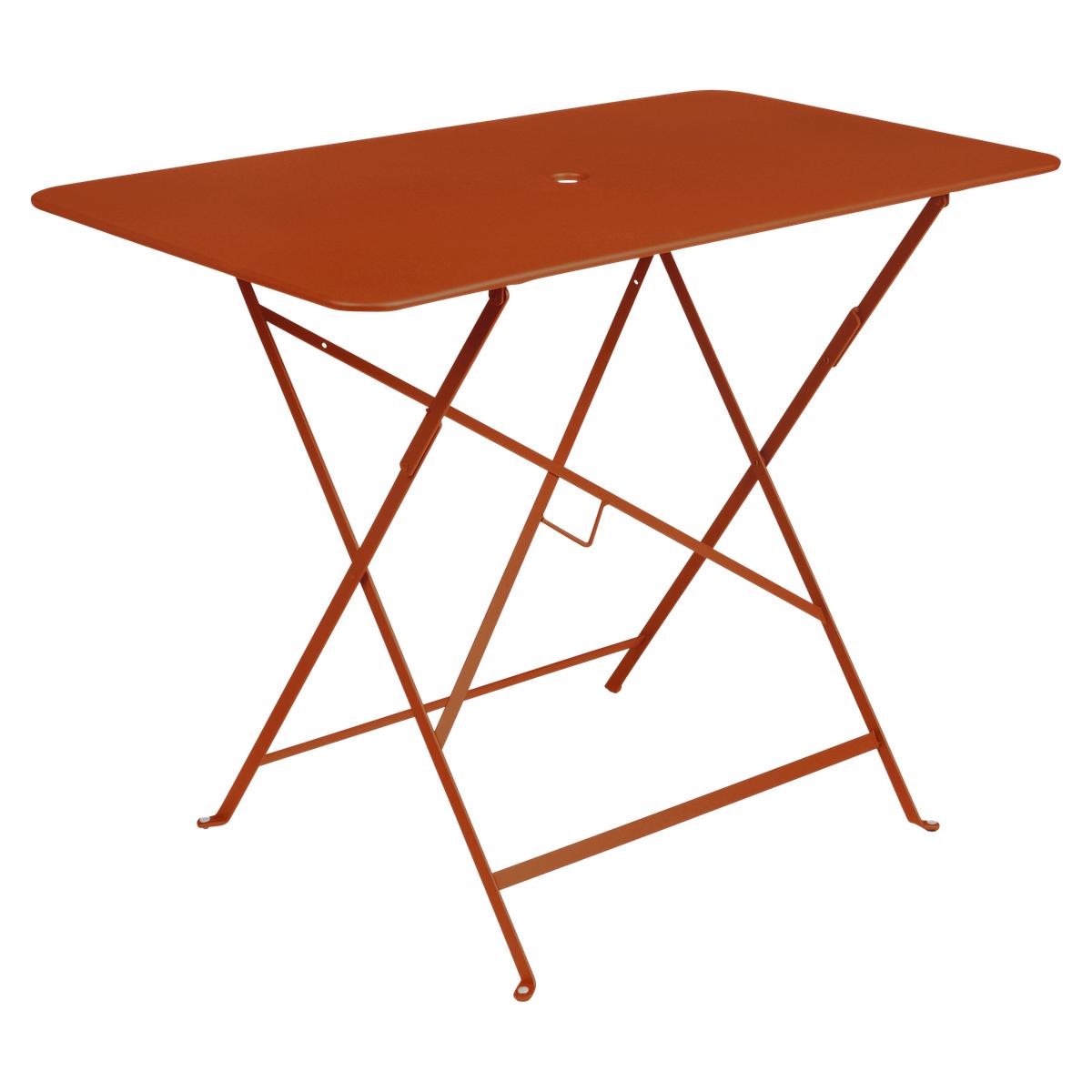 Table 97x57cm BISTRO Fermob orange confite