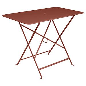 Table 97x57cm BISTRO Fermob rouge ocre