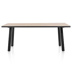 Table 98x200cm AVALOX Henders & Hazel chêne natural vintage-pieds simple 