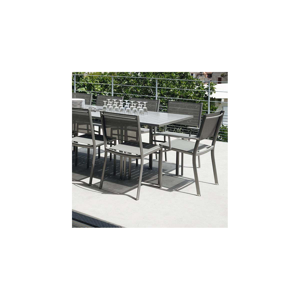 Table à allonge COSTA Fermob romarin