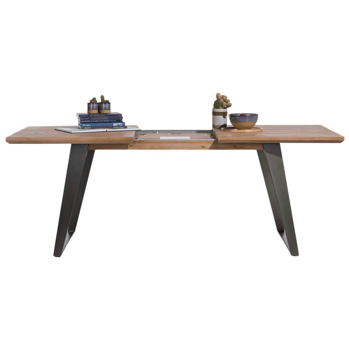 Table à rallonge 100x190/250cm BOX Henders & Hazel Walnut