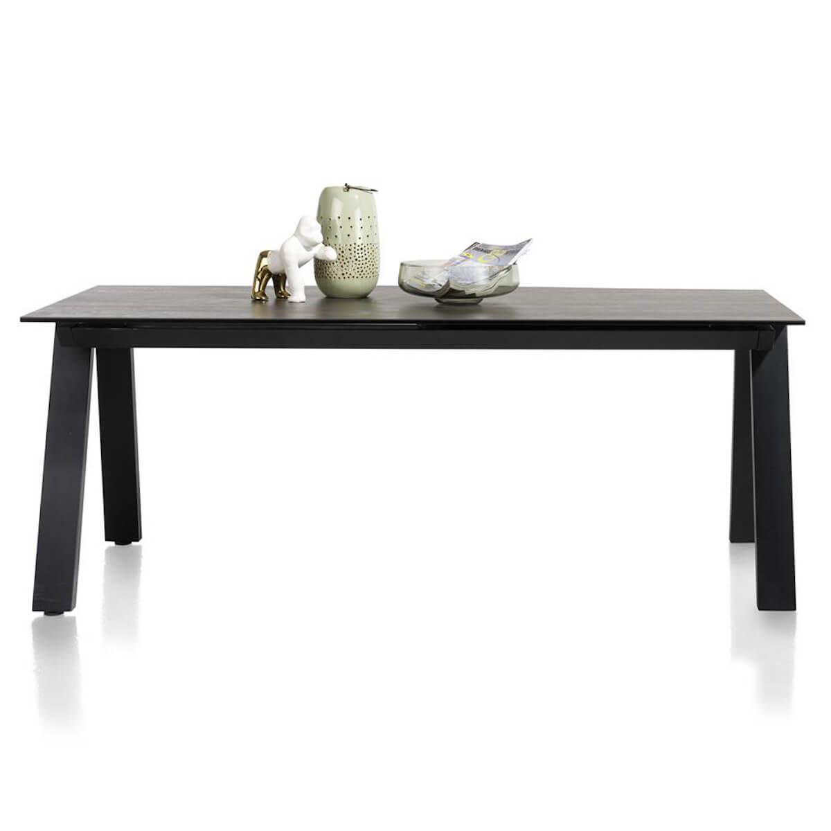 Table à rallonge 100x200(+80cm) STANFORD Henders & Hazel gris