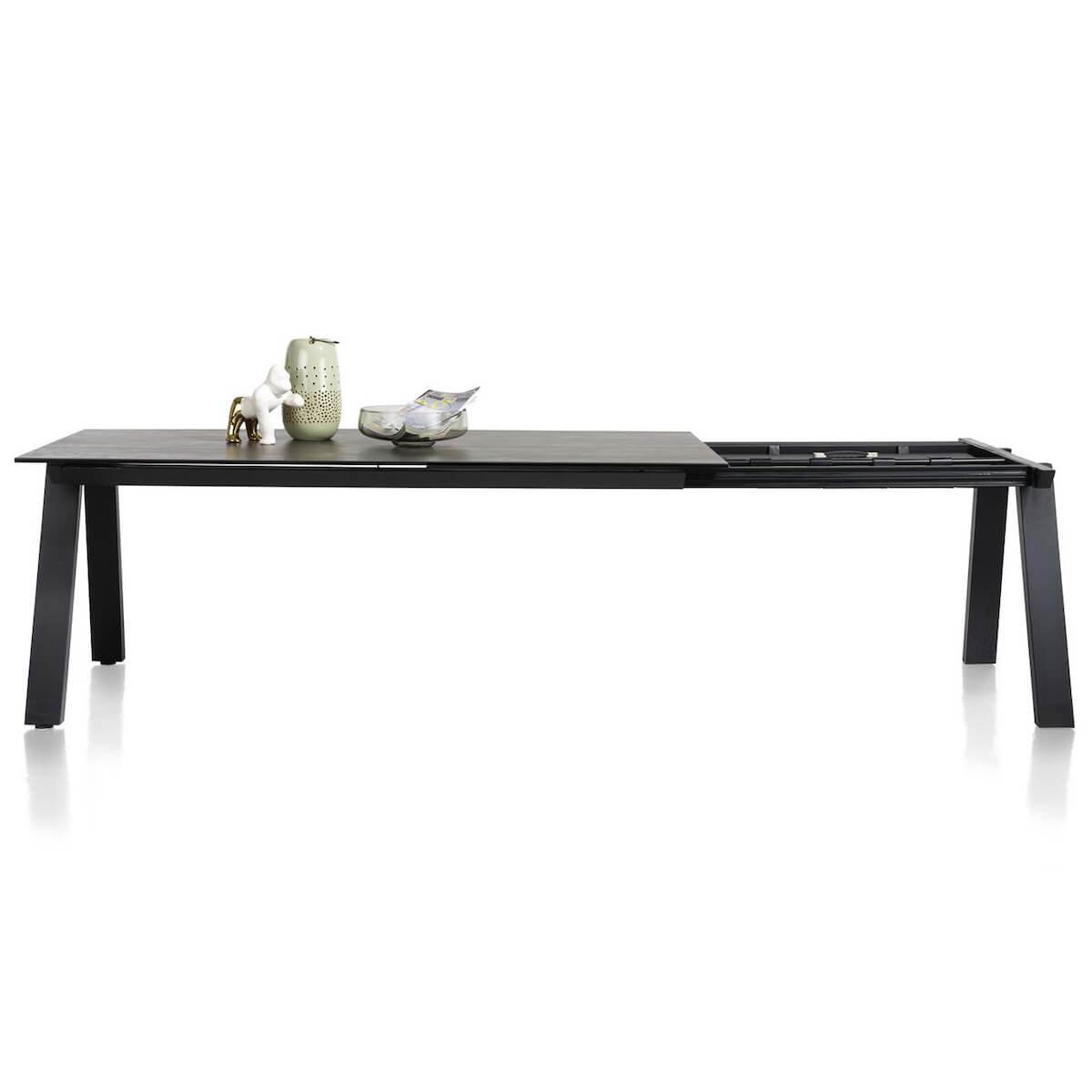 Table à rallonge 100x200(+80cm) STANFORD Henders & Hazel gris