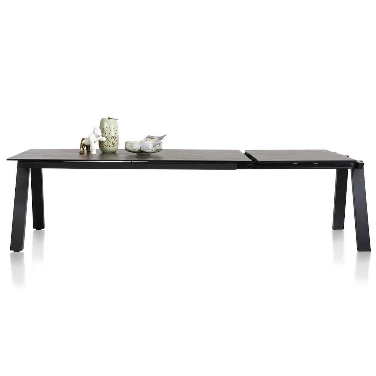 Table à rallonge 100x200(+80cm) STANFORD Henders & Hazel gris