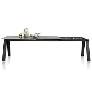 Table à rallonge 100x200(+80cm) STANFORD Henders & Hazel gris