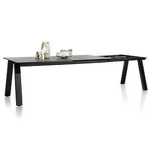 Table à rallonge 100x200(+80cm) STANFORD Henders & Hazel gris