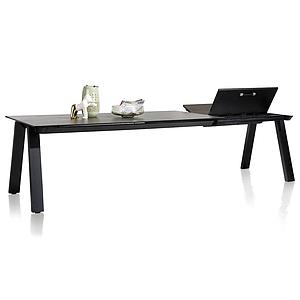 Table à rallonge 100x200(+80cm) STANFORD Henders & Hazel gris