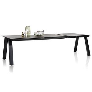 Table à rallonge 100x200(+80cm) STANFORD Henders & Hazel gris