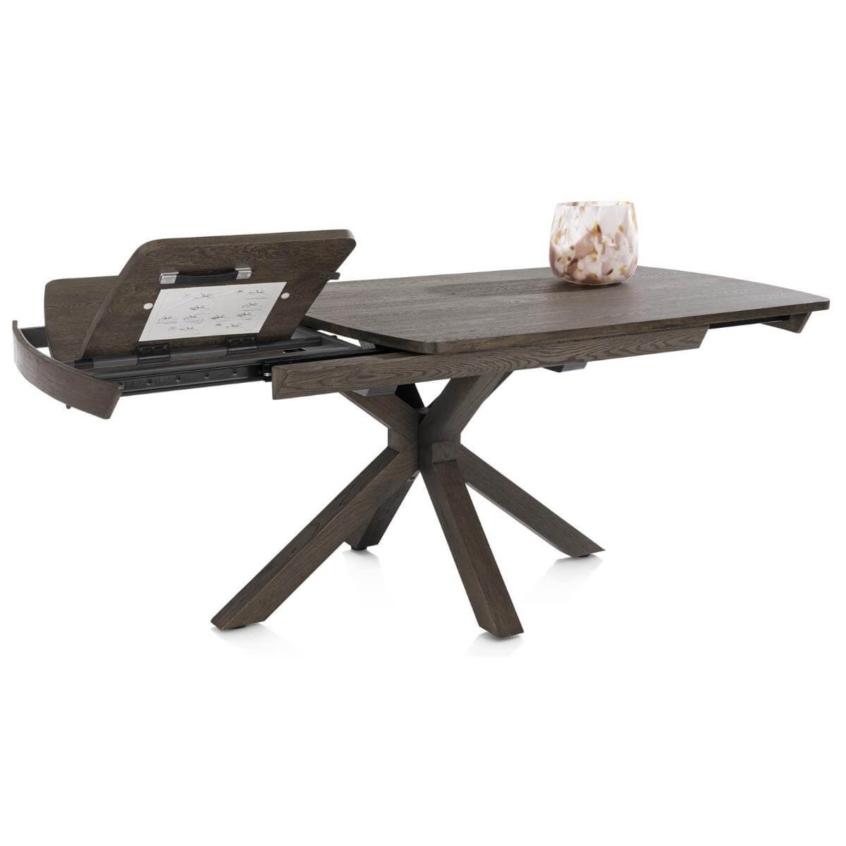 Table à rallonge 140(+ 50)x100cm NYON  Henders & Hazel Natural Basalt