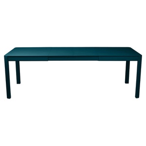 Table à rallonge 149/234x100cm RIBAMBELLE Fermob bleu acapulco