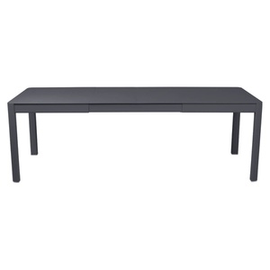 Table à rallonge 149/234x100cm RIBAMBELLE Fermob Carbone
