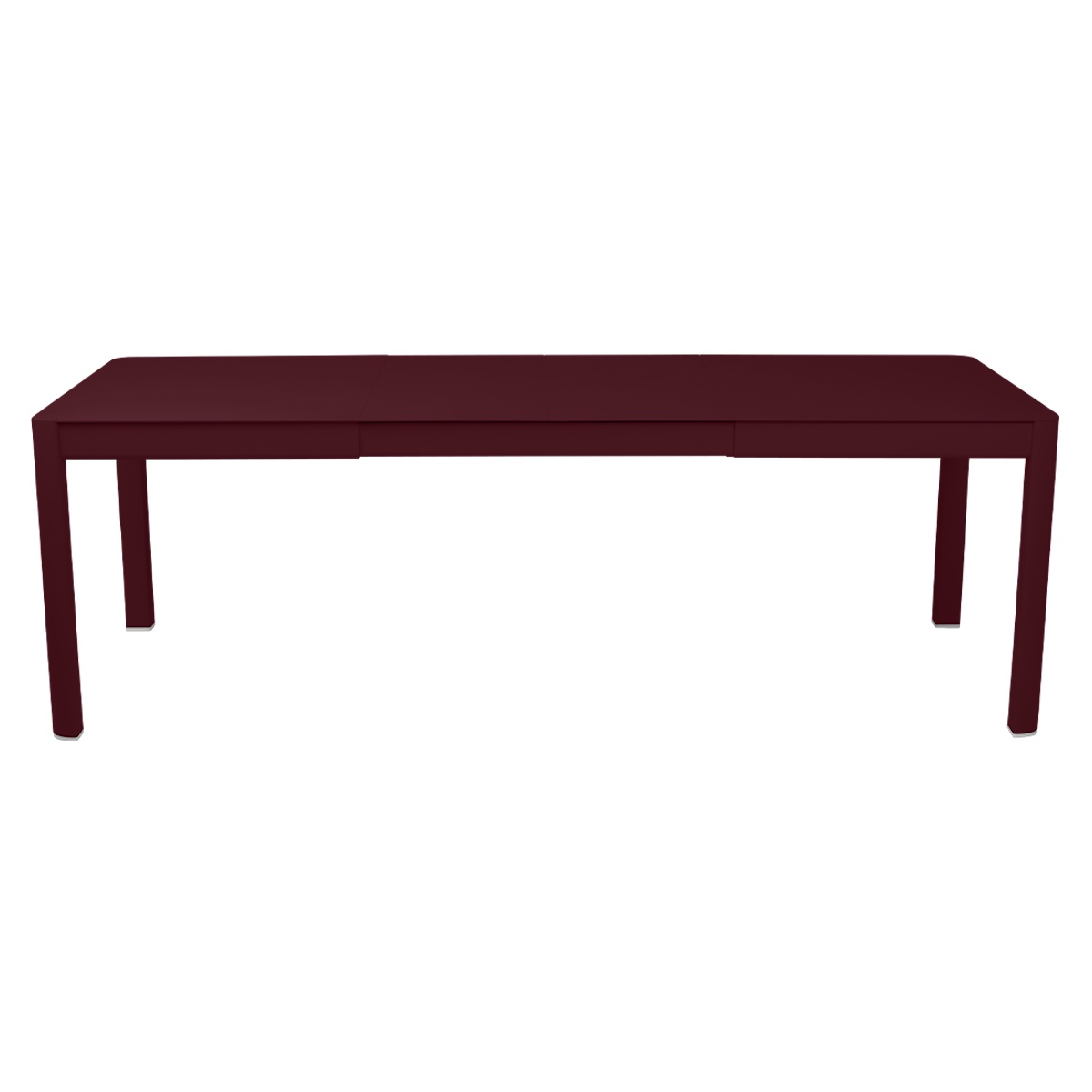 Table à rallonge 149/234x100cm RIBAMBELLE Fermob cerise noir