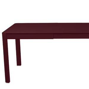 Table à rallonge 149/234x100cm RIBAMBELLE Fermob cerise noir