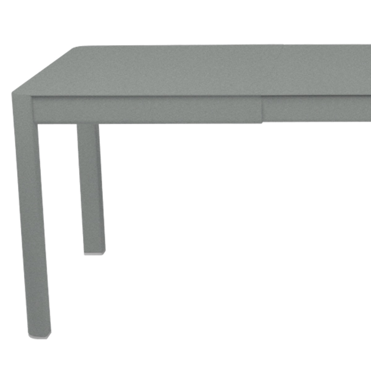Table à rallonge 149/234x100cm RIBAMBELLE Fermob gris lapilli