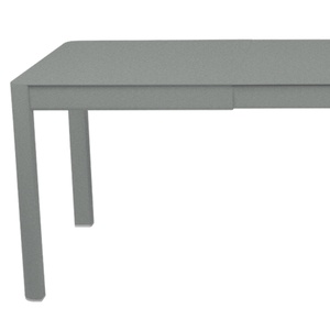 Table à rallonge 149/234x100cm RIBAMBELLE Fermob gris lapilli