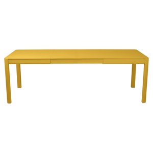 Table à rallonge 149/234x100cm RIBAMBELLE Fermob Miel New