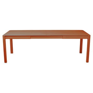Table à rallonge 149/234x100cm RIBAMBELLE Fermob orange confite