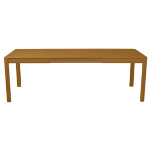 Table à rallonge 149/234x100cm RIBAMBELLE Fermob pain d'épices 