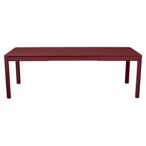 Table à rallonge 149/234x100cm RIBAMBELLE Fermob Piment
