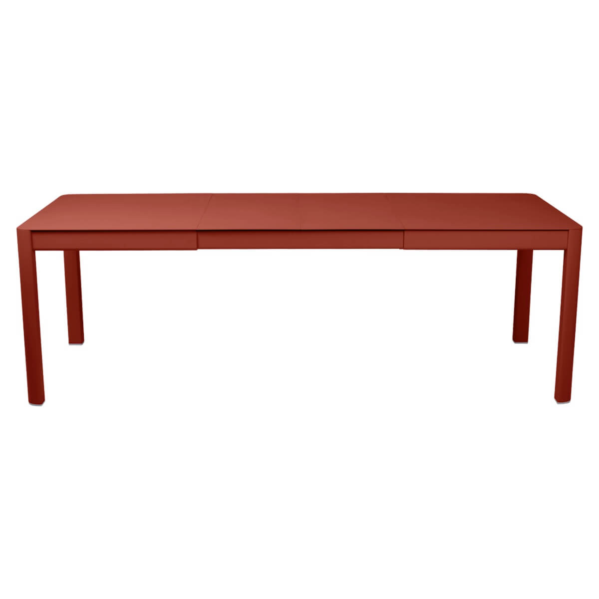Table à rallonge 149/234x100cm RIBAMBELLE Fermob rouge ocre