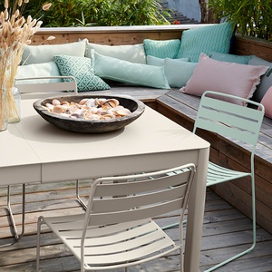 Table à rallonge 149/234x100cm RIBAMBELLE Fermob Vert Tilleul