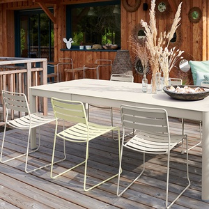 Table à rallonge 149/234x100cm RIBAMBELLE Fermob Vert Tilleul