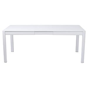 Table à rallonge 149/191x100cm RIBAMBELLE Fermob blanc coton