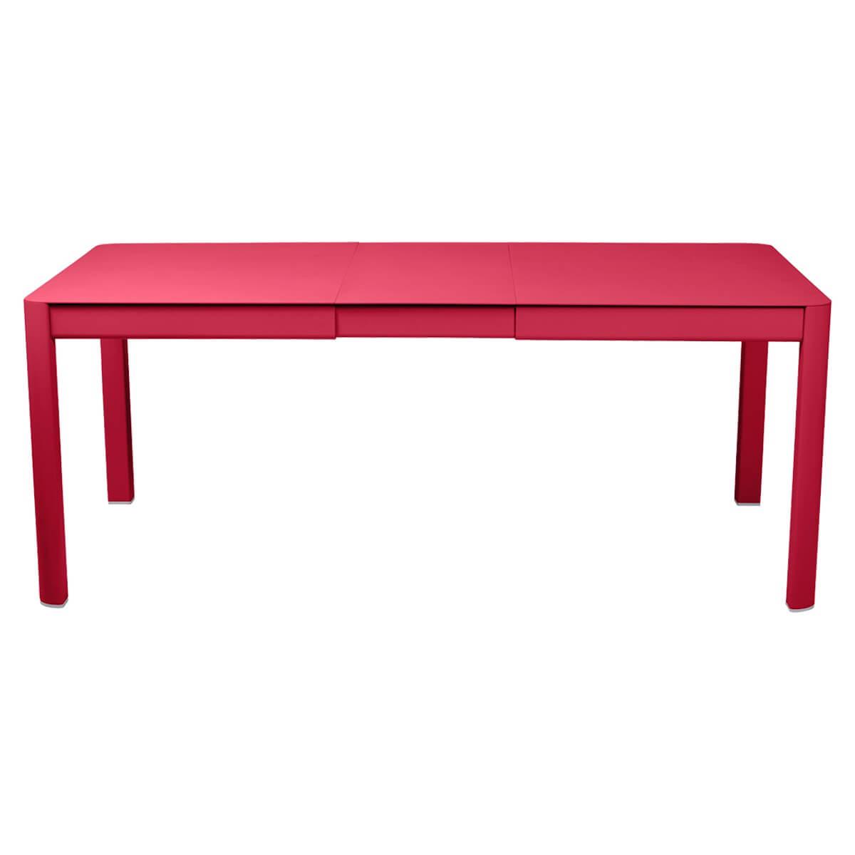 Table à rallonge 149/191x100cm RIBAMBELLE Fermob rose praline