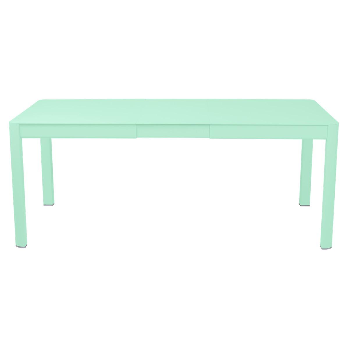 Table à rallonge 149/191x100cm RIBAMBELLE Fermob vert opaline