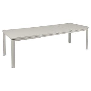 Table à rallonge 155/255x100cm OLERON Fermob gris argile