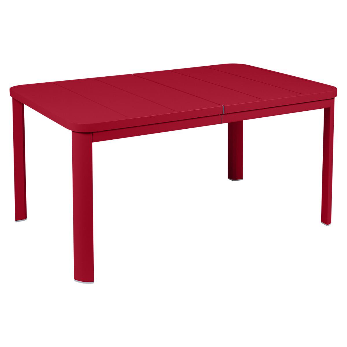 Table à rallonge 155/255x100cm OLERON Fermob piment