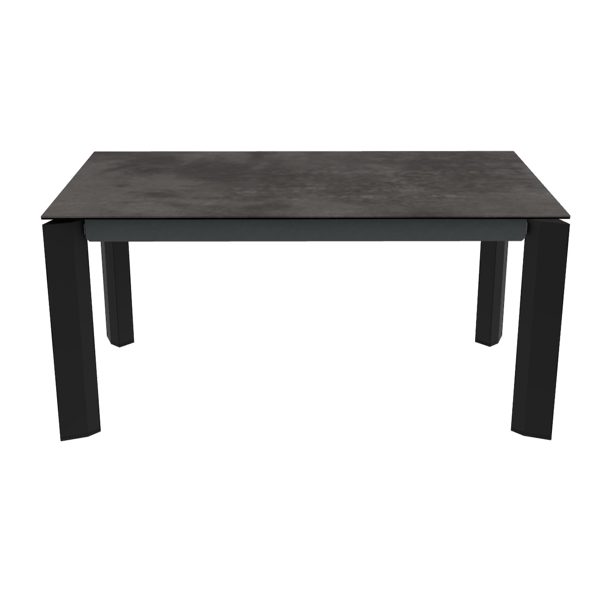 Table à rallonge 160/220x90cm DELTA Calligaris céramique plomb-gris opaque