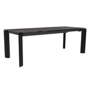 Table à rallonge 160/220x90cm DELTA Calligaris céramique plomb-gris opaque
