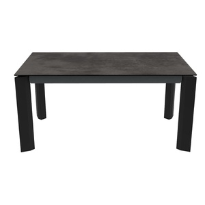 Table à rallonge 160/220x90cm DELTA Calligaris céramique plomb-gris opaque