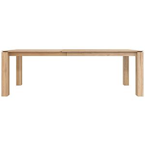 Table à rallonge 160/240x90cm SLICE Ethnicraft chêne