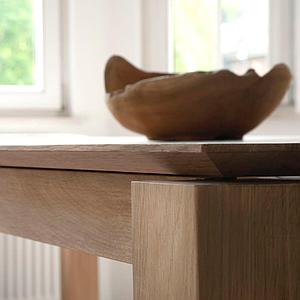 Table à rallonge 160/240x90cm SLICE Ethnicraft chêne