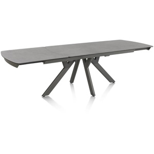 Table à rallonge 170(+60) cm x 100cm VEGAS Henders & Hazel Anthracite