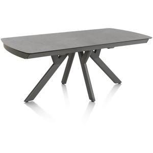 Table à rallonge 170(+60) cm x 100cm VEGAS Henders & Hazel Anthracite