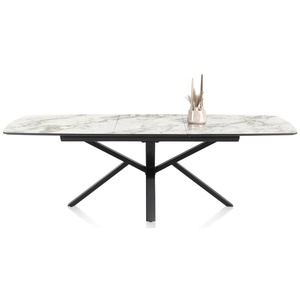 Table à rallonge 190 (+60cm) x 110cm PALACE Henders & Hazel marbre blanc