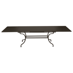 Table à rallonge 200/300cm ROMANE Fermob brun tonka