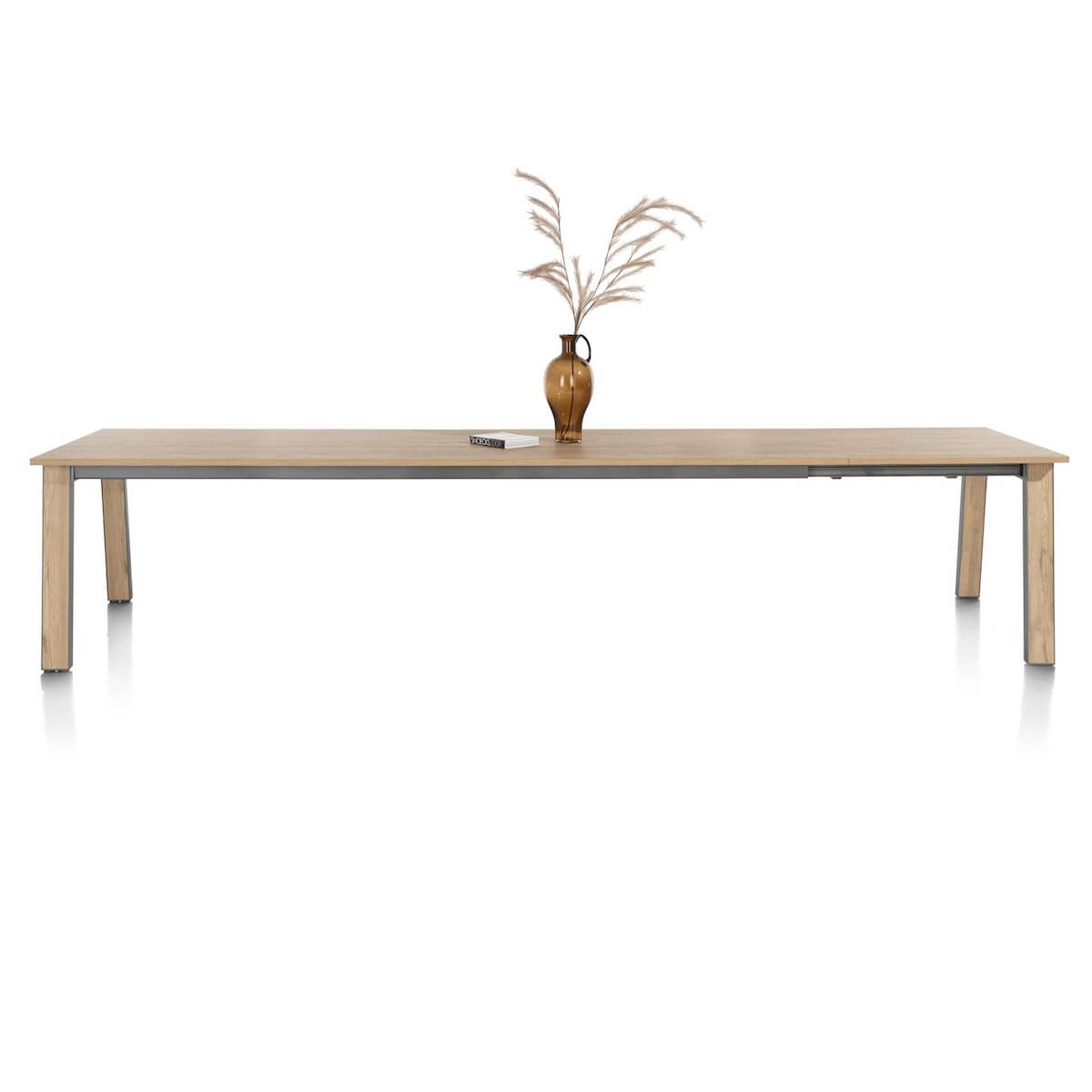 Table à rallonge 200(+80)x100x77cm DELMONTE Henders & Hazel Naturel