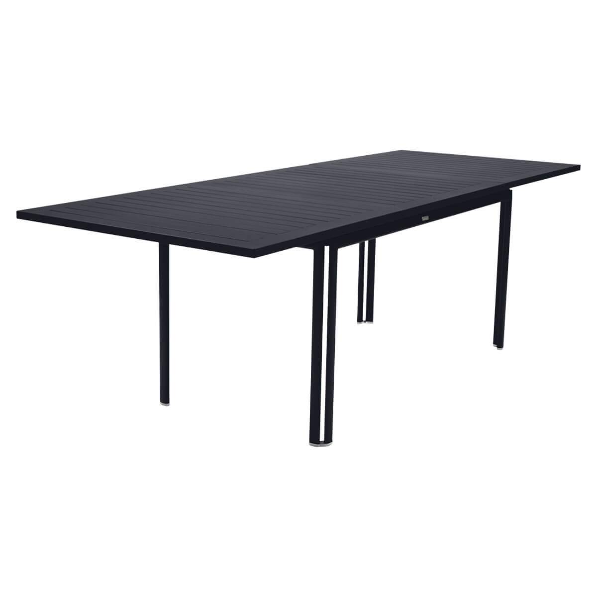 Table à rallonge 90x160/240cm COSTA Fermob Carbone
