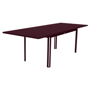 Table à rallonge 90x160/240cm COSTA Fermob cerise noir